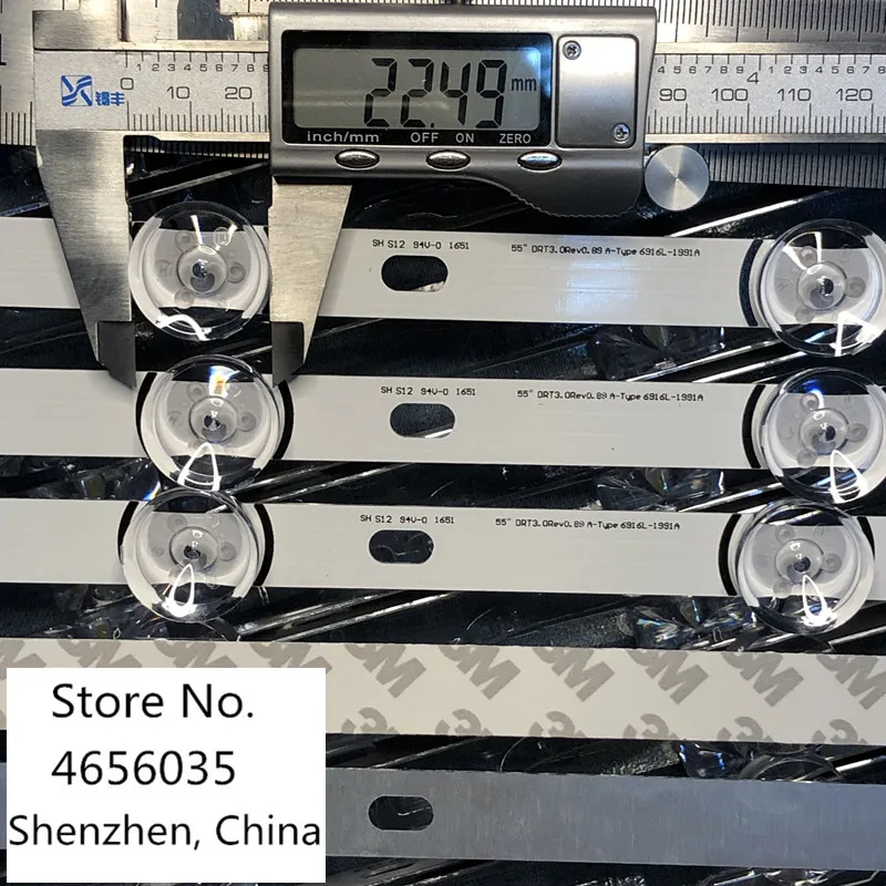 Светодиодная лента для подсветки 55LB650V 55LB561V 55LF6000 55LB6100 55LB582U 55LB629V 55LB570V 55LB5900 55LB5500