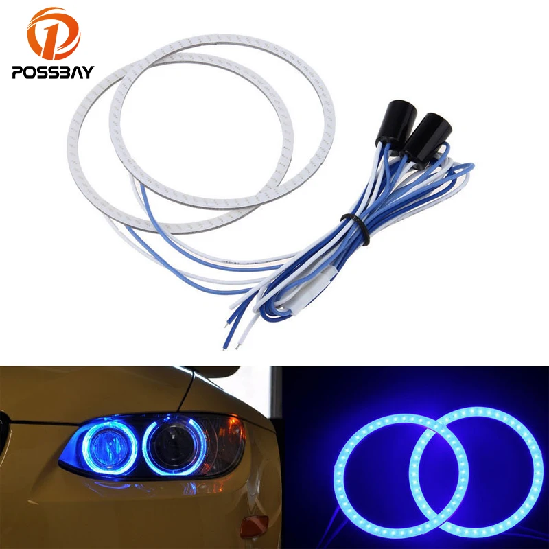 POSSBAY универсальный 2x светодиодный чипы кольцевые фары изготовленные по