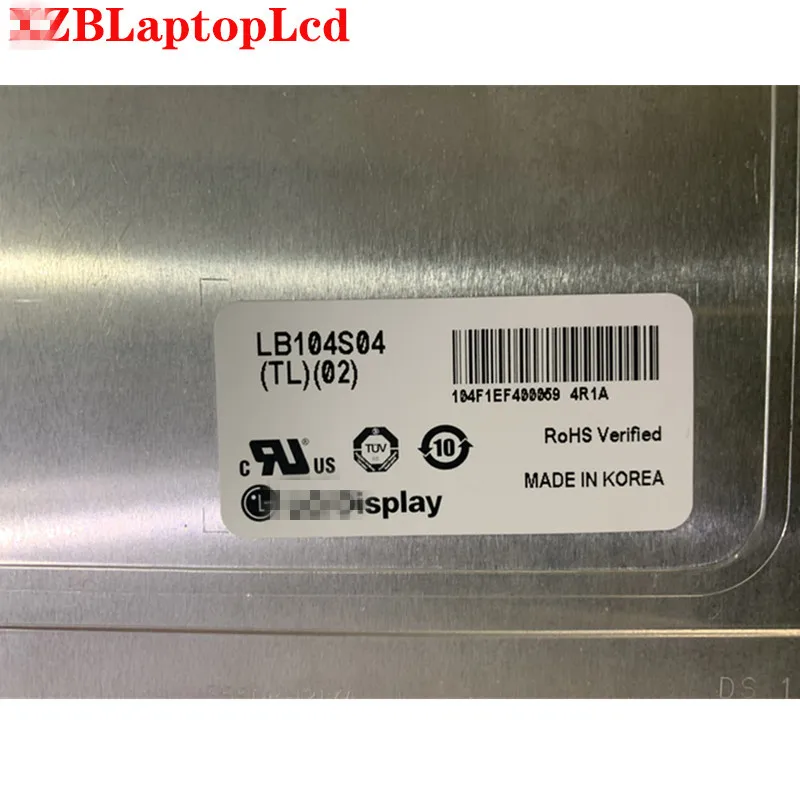 Новые оригинальные 10 4 дюймов LB104S04 TL01 TL 01 TL02 02 ЖК дисплей Экран Панель 800*600 30
