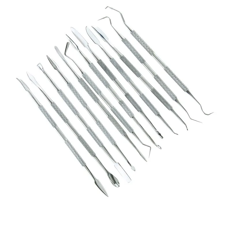 12 шт. металлический шпатель для ножа воска|Наборы ручных инструментов| |