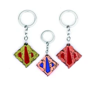 game jeweley dota 2 square shape pendant keyring 2 colors gift keyring keychains