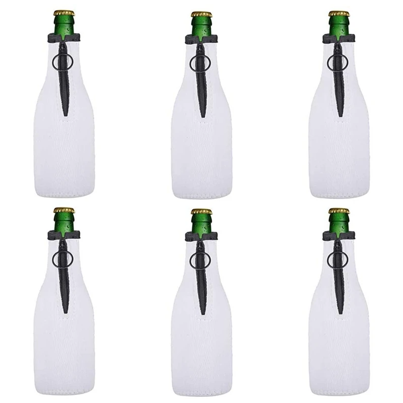 

Beer Bottle Cover Sleeve Neoprene Beer Cooler Cover Insulator Sleeve With Zipper For 12 Oz/330Ml Bottles,Party