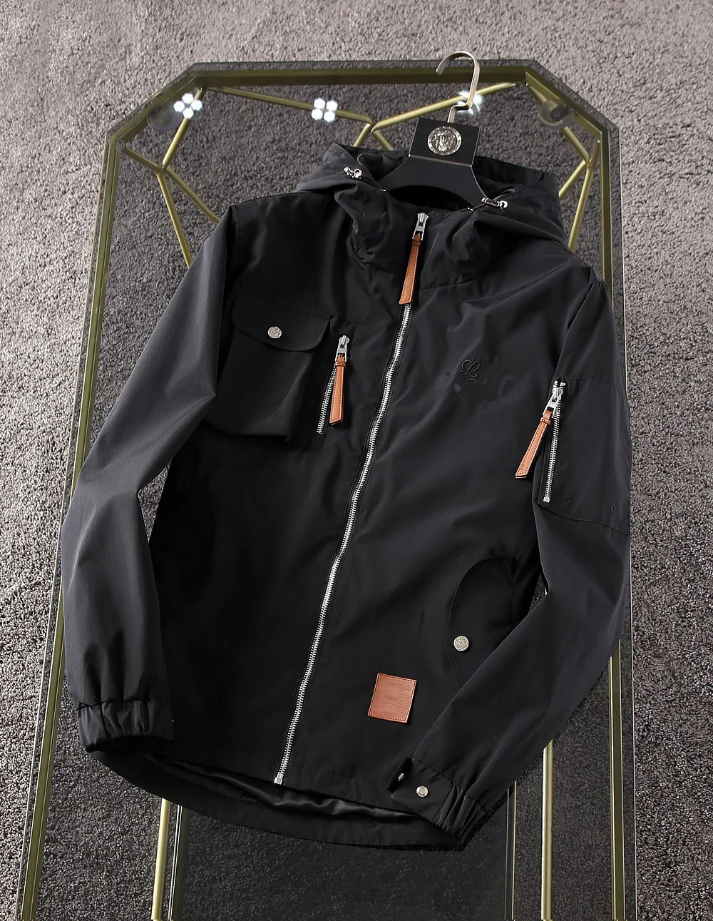

Spring Autumn Men's Windbreaker Business Style Good Quality