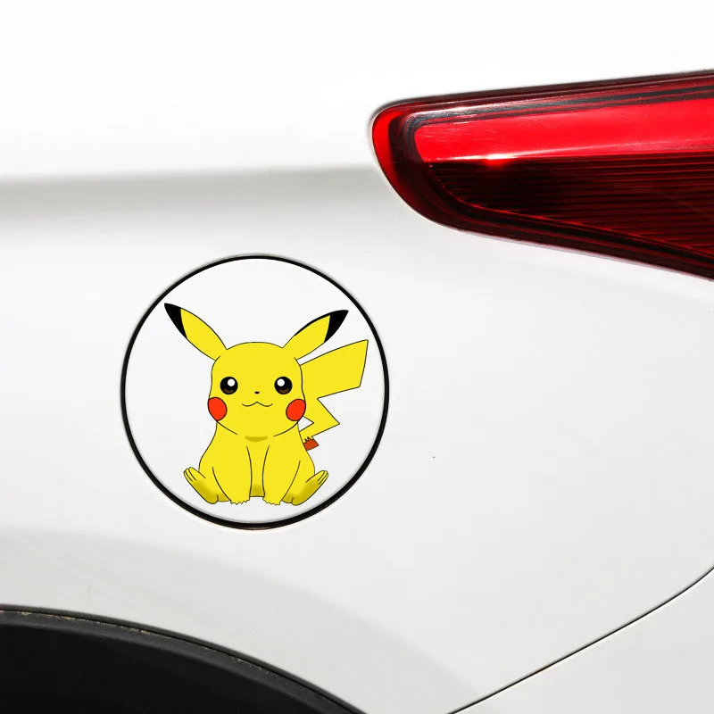 Милая Автомобильная Наклейка с Пикачу крышка топливного бака оригинальная