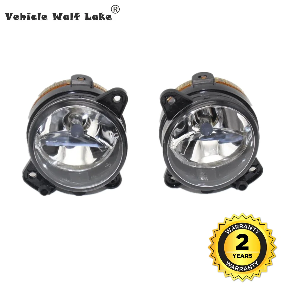 

2pcs Front Fog Lamp Fog Light With Halogen Bulbs For VW T5 Transporter Multivan Caravelle (2003-2009)