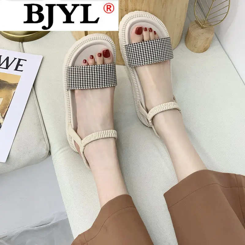 

Summer Women Sandals 2021 New Women Open Toe Soft-slip Non-slip Sandals Fashion Women Comfortable Platform Outdoor Beach Sandals