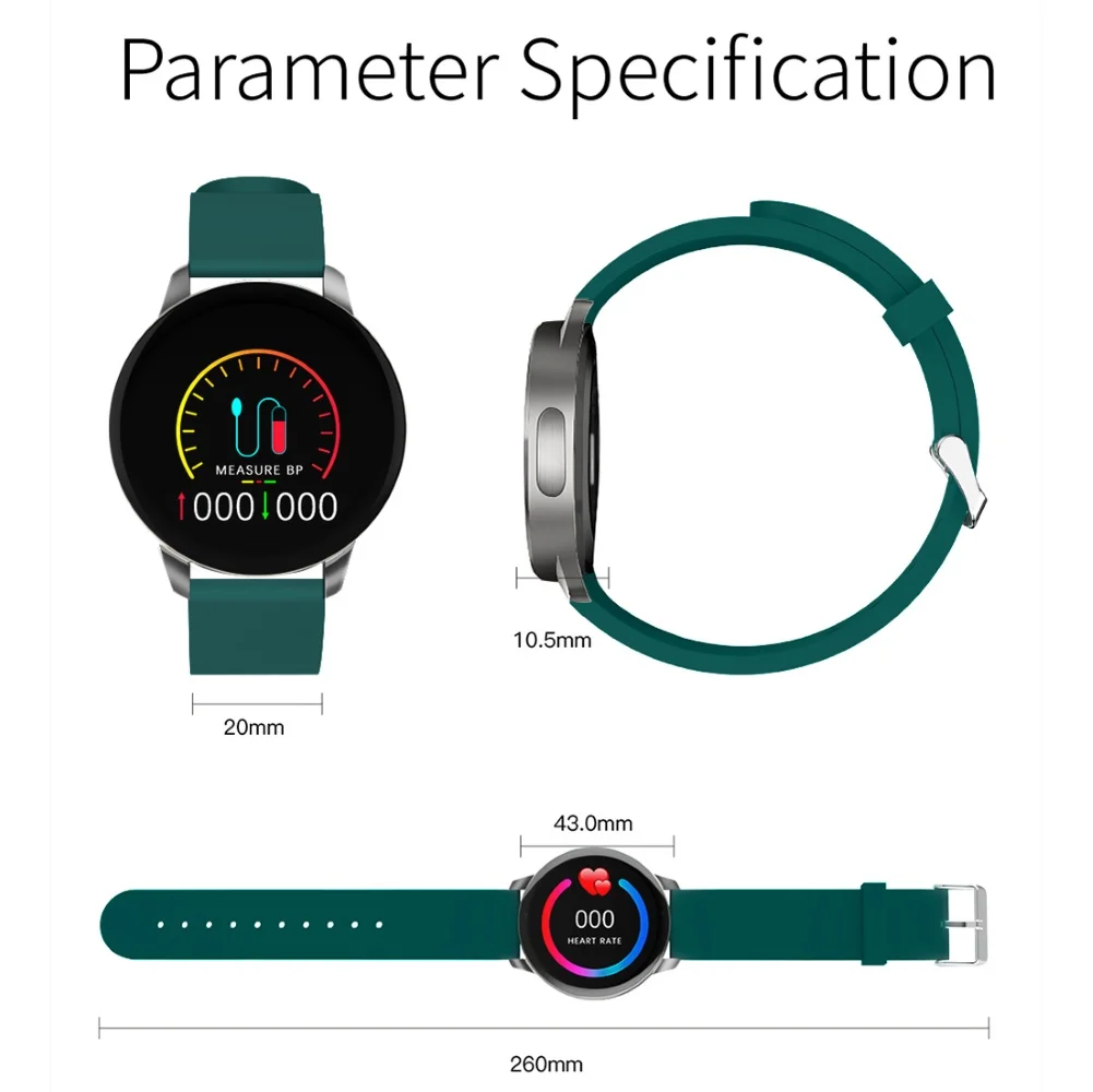 GT68 Спорт Bluetooth фитнес Tracer r монитор сердечного ритма во время сна умный Браслет |