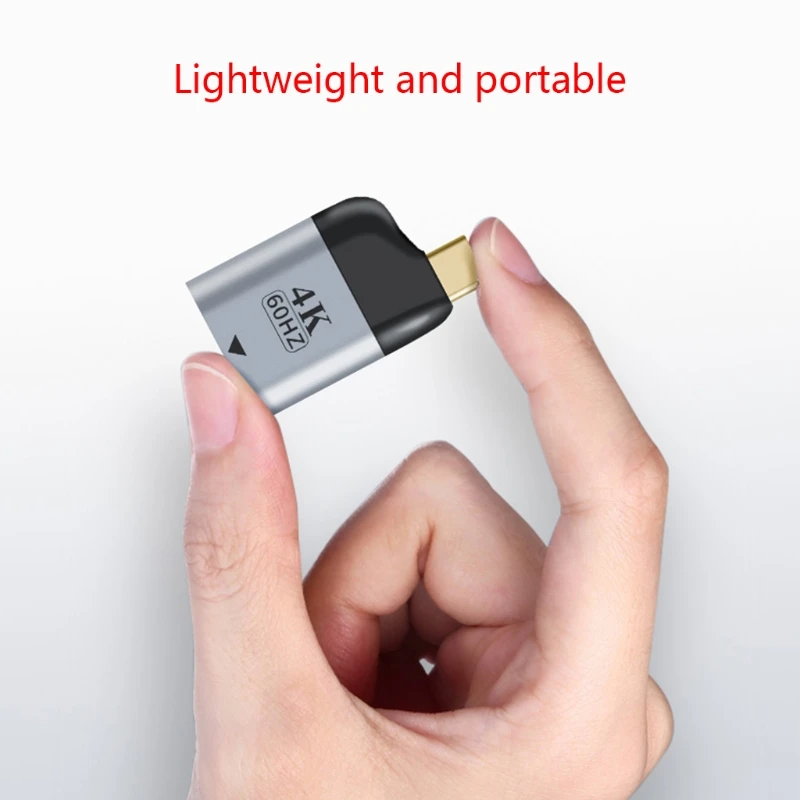 

Type-C Male to HDMI-compatible/Vga/DP/RJ45/mini DP -HD Video Converter 4K 60Hz