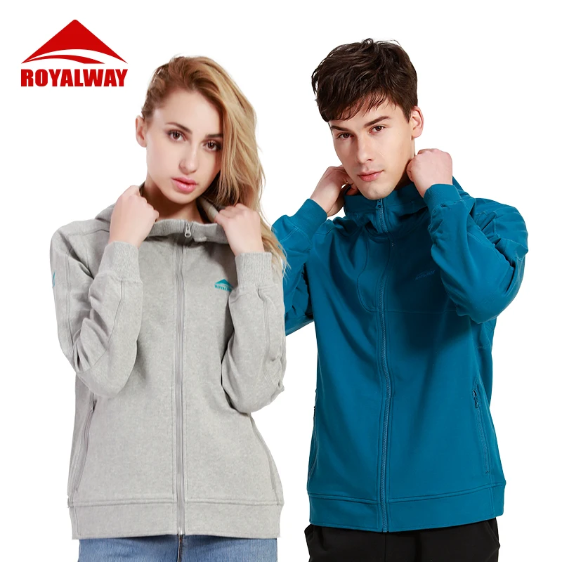 ROYALWAY для мужчин и женщин улицы походов влюбленных одинаковые с капюшоном