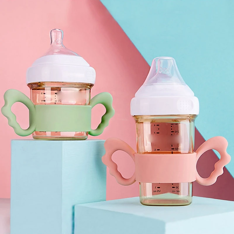 

Classic Feeding Bottle Handles Baby Nursing Bottles Handles Easy to Carry Handles Suitable for Hegen Size 2.3X5.9inch