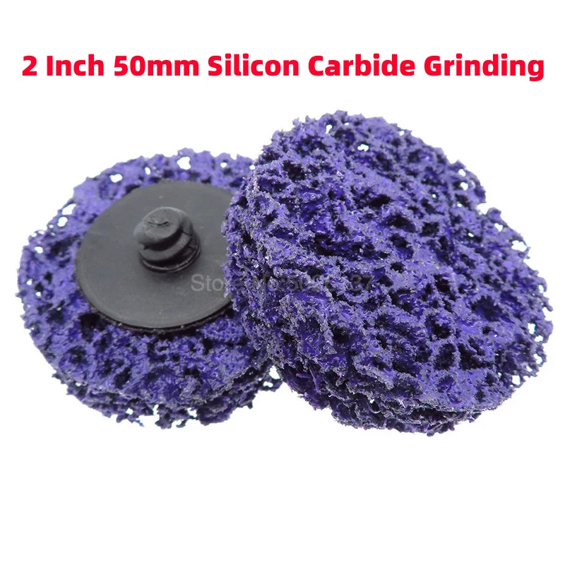 1 шт. 2 дюйма 50 мм Фиолетовый бриллиант переносной песочный диск металлический