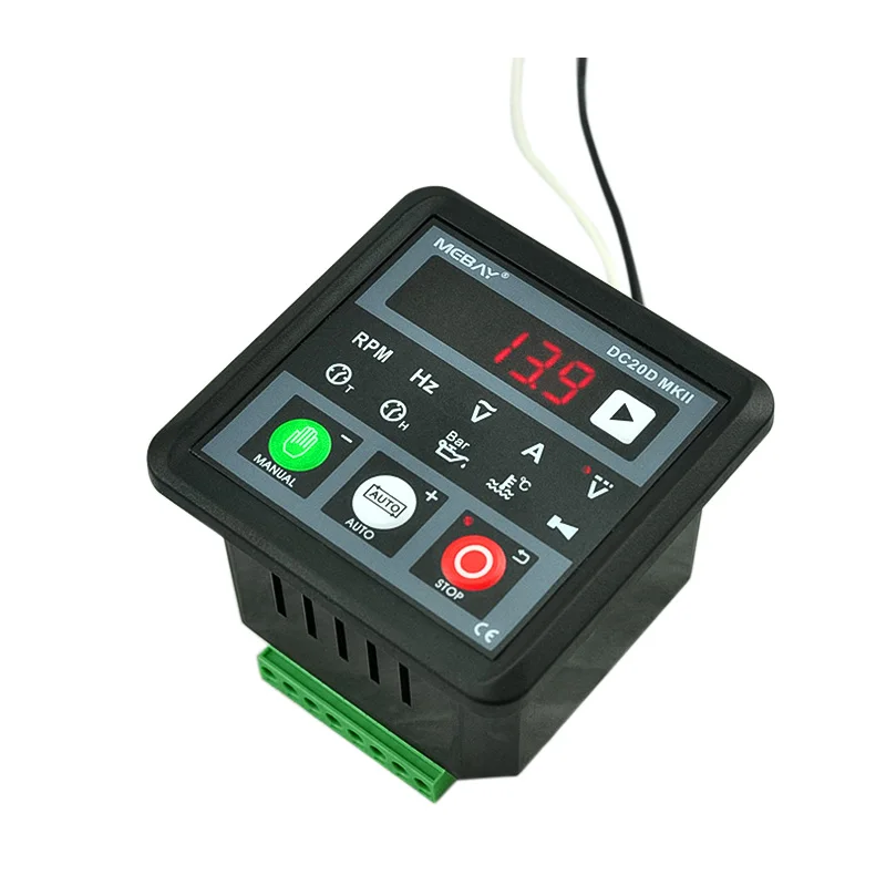Электронная панель управления генератором MEBAY DC20D MKII для дизельного двигателя или дизельного двигателя