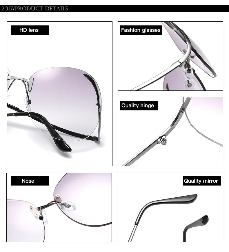 

Cool 2021 New Brand Design transparent Women Men Mirror Sunglasses Drive Sun Glasses Male Female Fashion Eyeglass