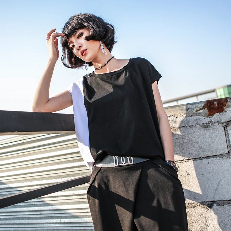 Женская футболка с коротким рукавом Make Europe и Соединенные Штаты летняя новая