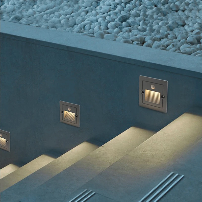 Инфракрасный датчик движения PIR + светильник светодиодная лампа для лестниц