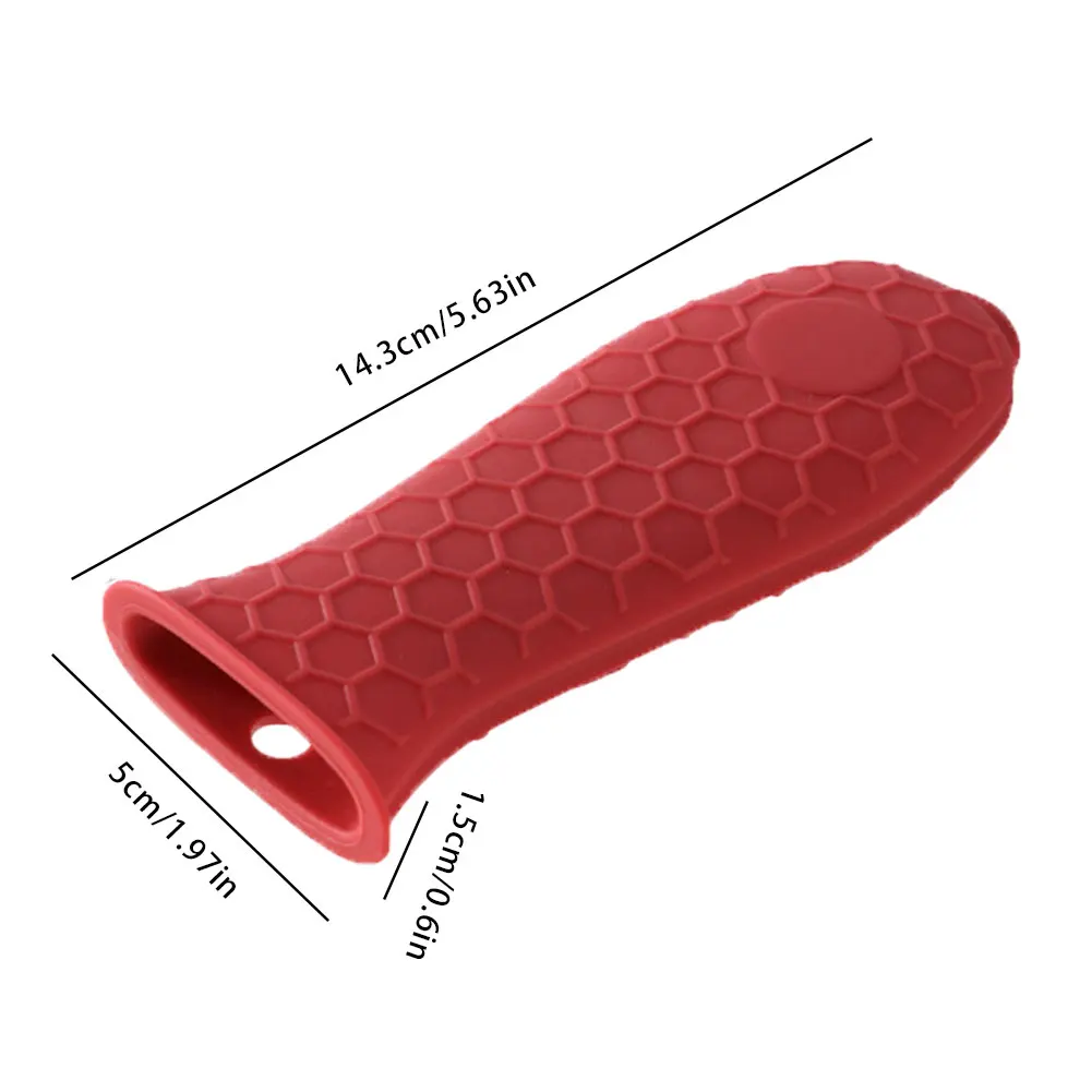 

3PCS Non-Slip Silicone Hot Handle Holder Potholder Assist Handle Holder Cover Pots Pans Handle Parts Kitchen Cookware Accessorie