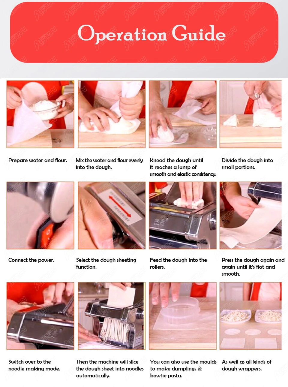 

FKM140 series electric noodle maker with 1/2/3/4 blade stainless steel dough sheeter dough roller automatic pasta maker machine