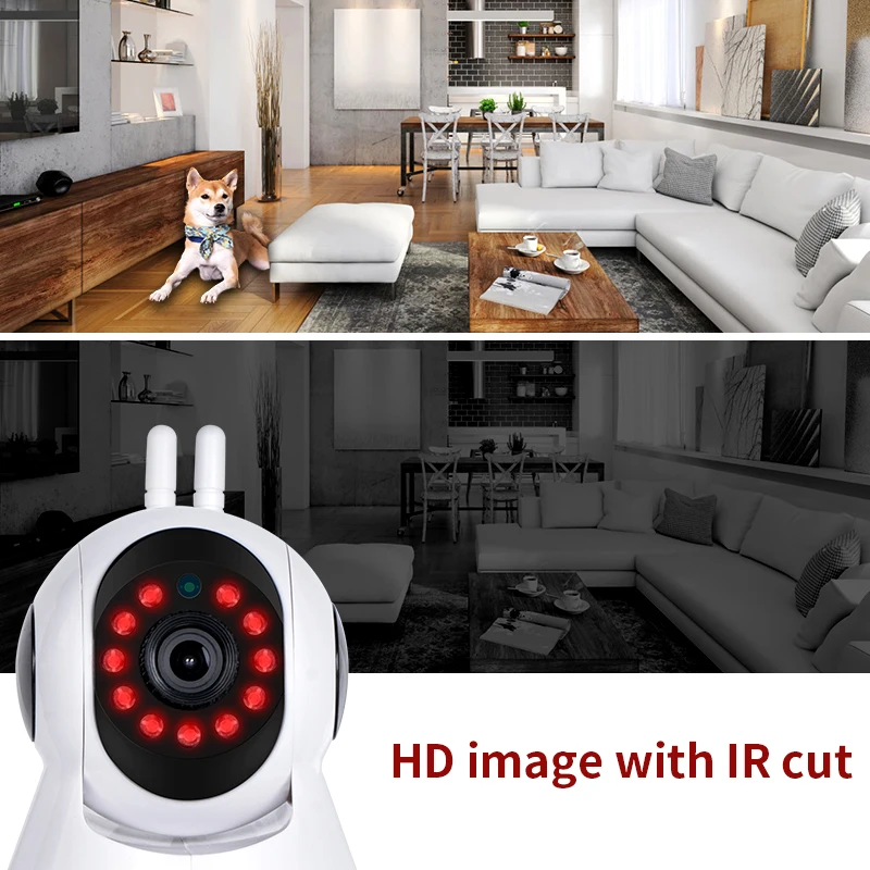 1080P IP камера безопасности WiFi Беспроводная CCTV наблюдения ИК Ночное Видение P2P