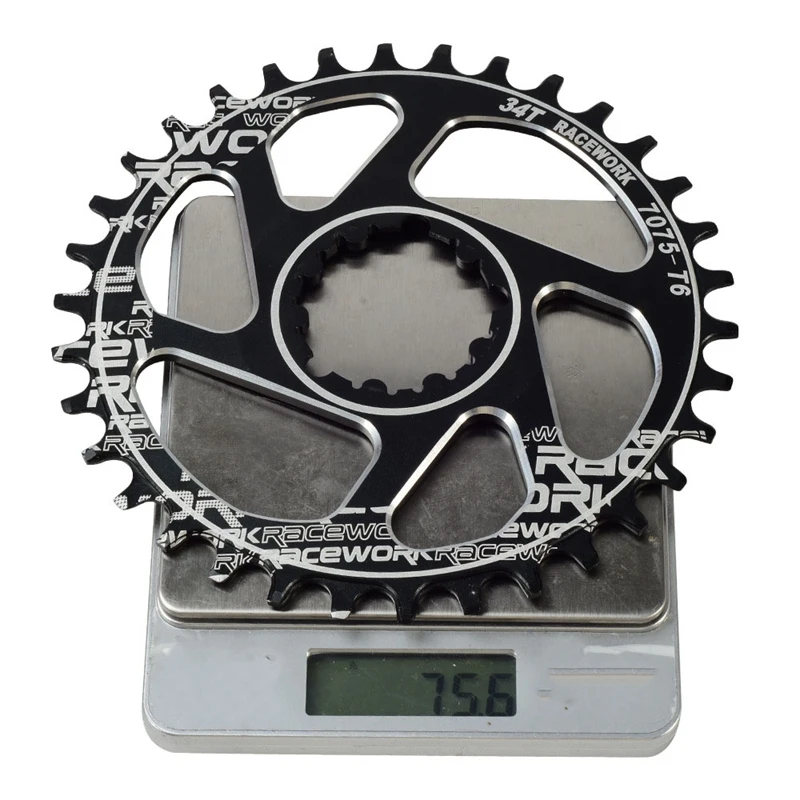 

RaceWORK Bicycle Crank 170mm Speed Aluminum Alloy Crank Disk Crank with Middle Shaft Integrated Middle Crank