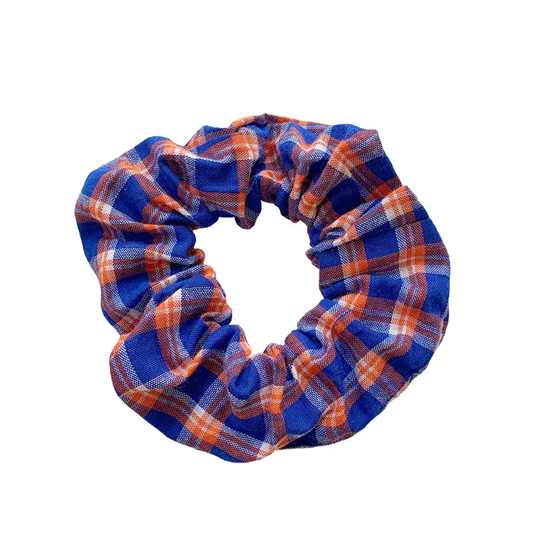 Женские резинки для волос с цветными блоками в полоску эластичные хвоста ободок