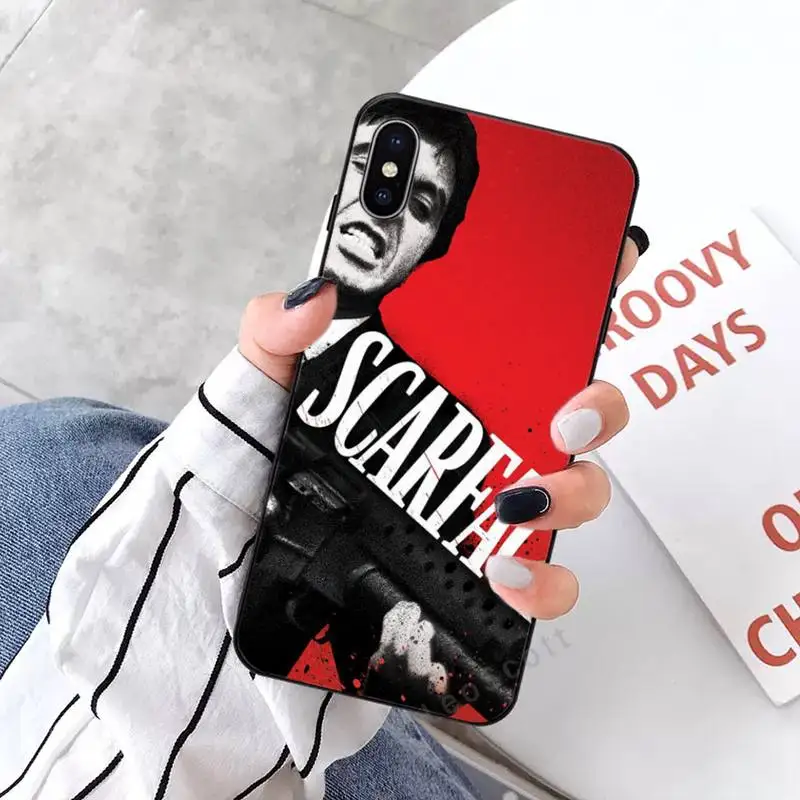 

tony montana Phone Cases for iPhone 11 12 mini pro XS MAX 8 7 6 6S Plus X 5S SE 2020 XR