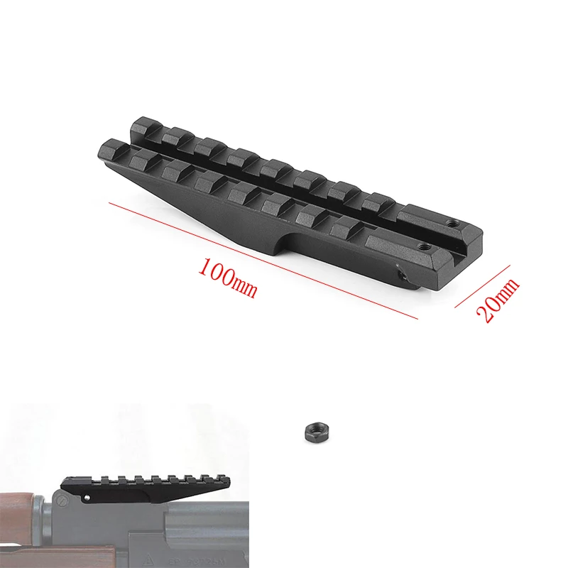 Тактическое крепление для хвостовика Пикатинни 20 мм рельсовое аксессуаров AK