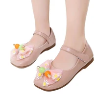 girls princess bowknot shoes baby kids cute shoes daughter non slip spring fashion dress party casual single flats children