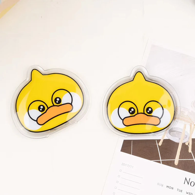 Новая мини-зимняя многоразовая Гелевая грелка для рук с милым