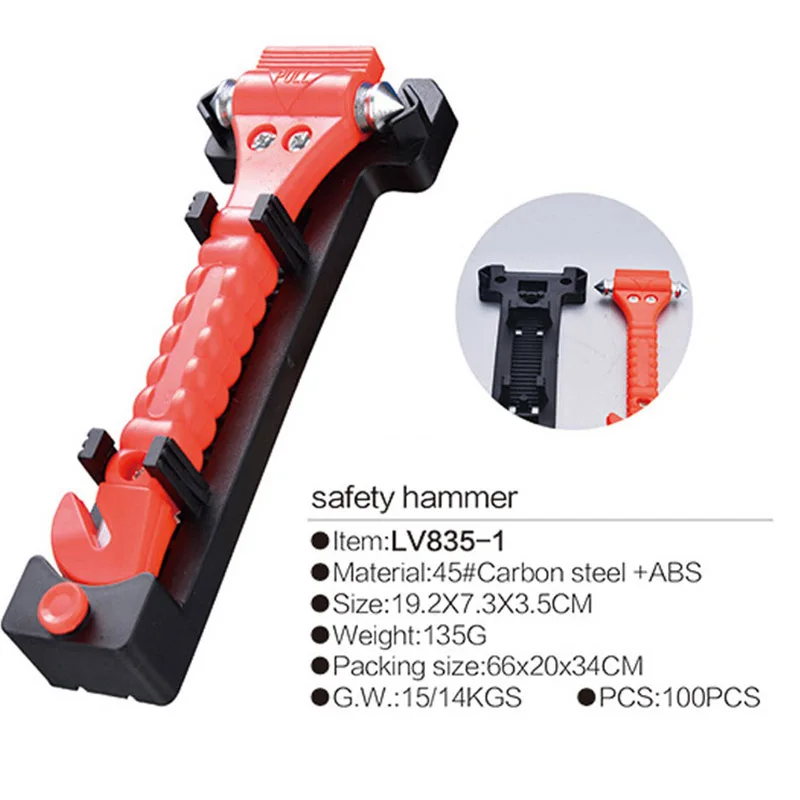 Новинка автомобильный Разрушитель для стекла аварийный молоток резак ремня