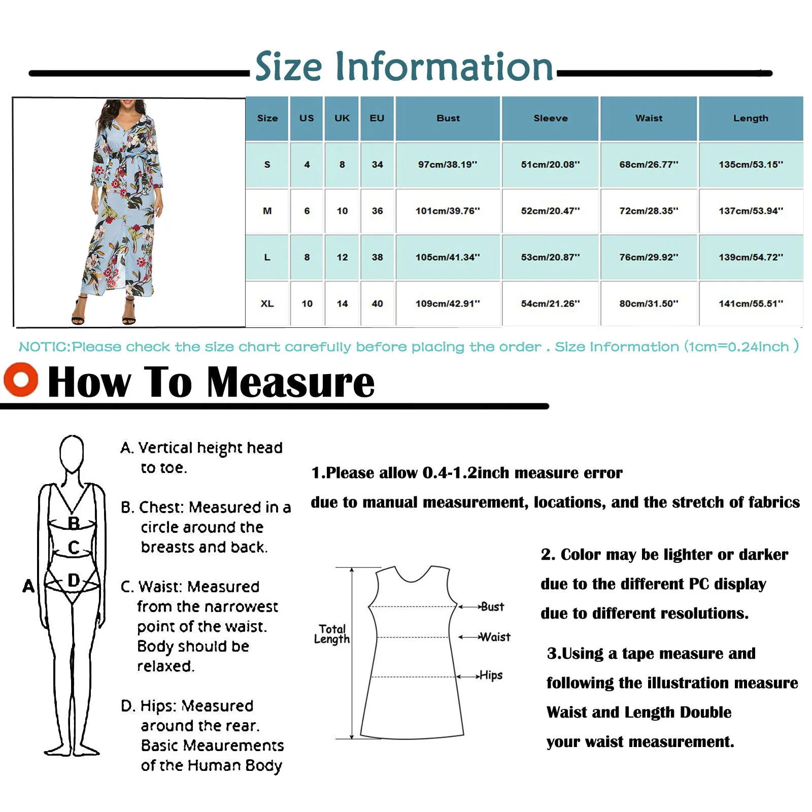 

Elegant Lace-up Drawstring Dress Summer Fashion Flower Print Long Sleeve Party Dress Women Casual V Neck Loose Maxi Dress Mujer