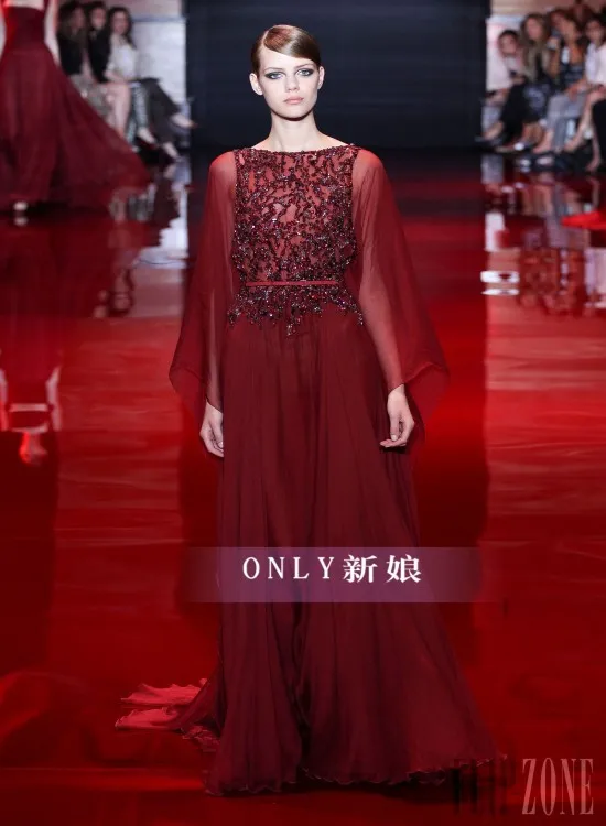 

new vestidos long sleeve luxury crystal DUBAI ABAYA GOWN PARTY BEAUTIFUL DESIGN KAFTANE Celebrity mother of the bride Dresses