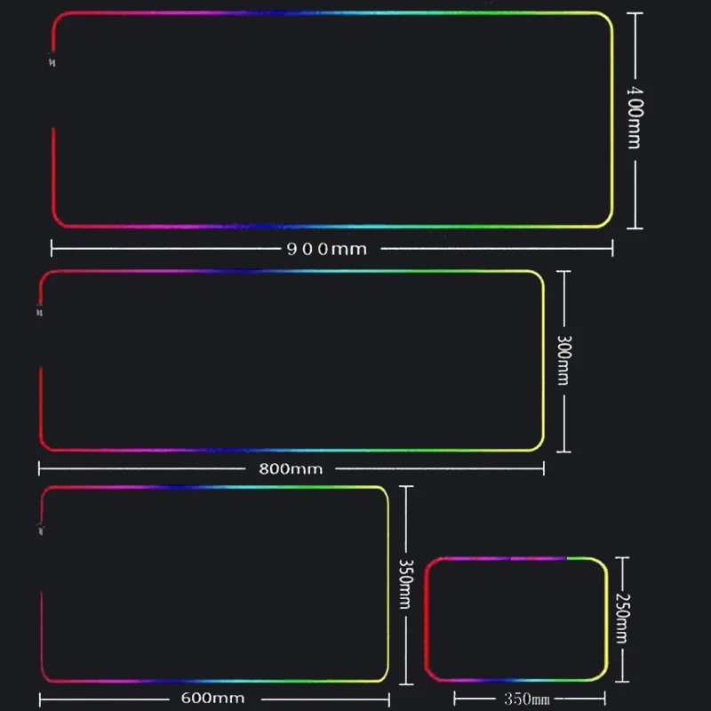 mouse pad alienware rgb black large gaming accessories colorful computer keyboard table desk mat notebook laptop gamer mousepad free global shipping