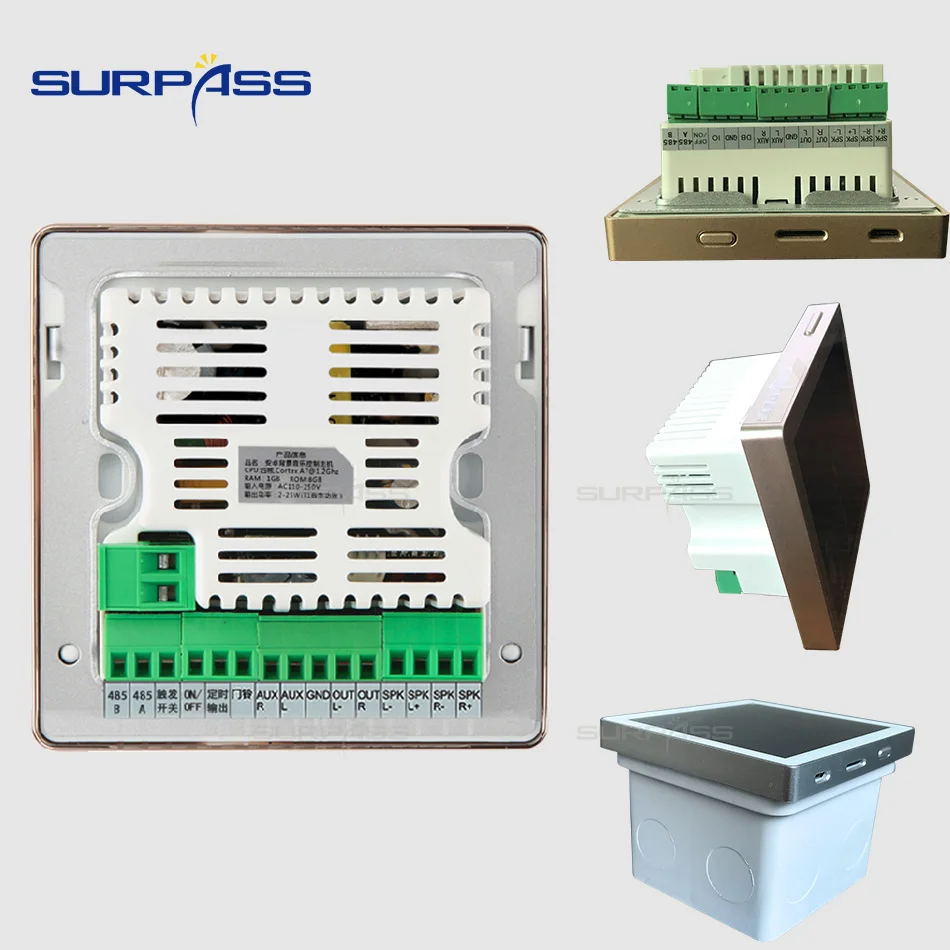 Система Android 7 1 мини-усилитель динамик Wi-Fi Bluetooth стереопроигрыватель Muisc