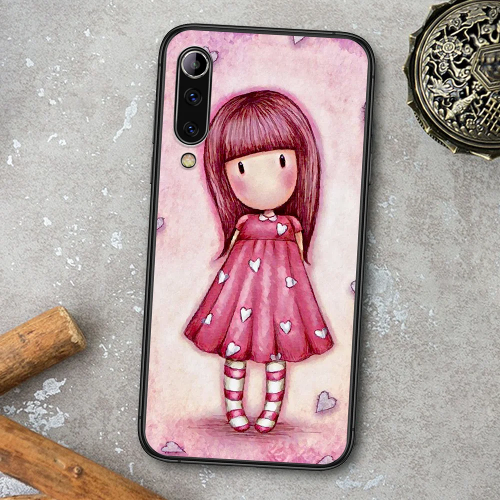 

Gorjuss Girl Santoro Phone Case For Xiaomi Mi Note 10 A3 9 MAX 3 A2 8 9 Lite Pro Ultra black Etui Painting Bumper Pretty Cell