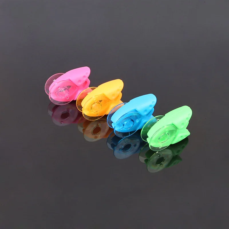 12 шт. разноцветные силиконовые зажимы для катушки фиксированные Швейные