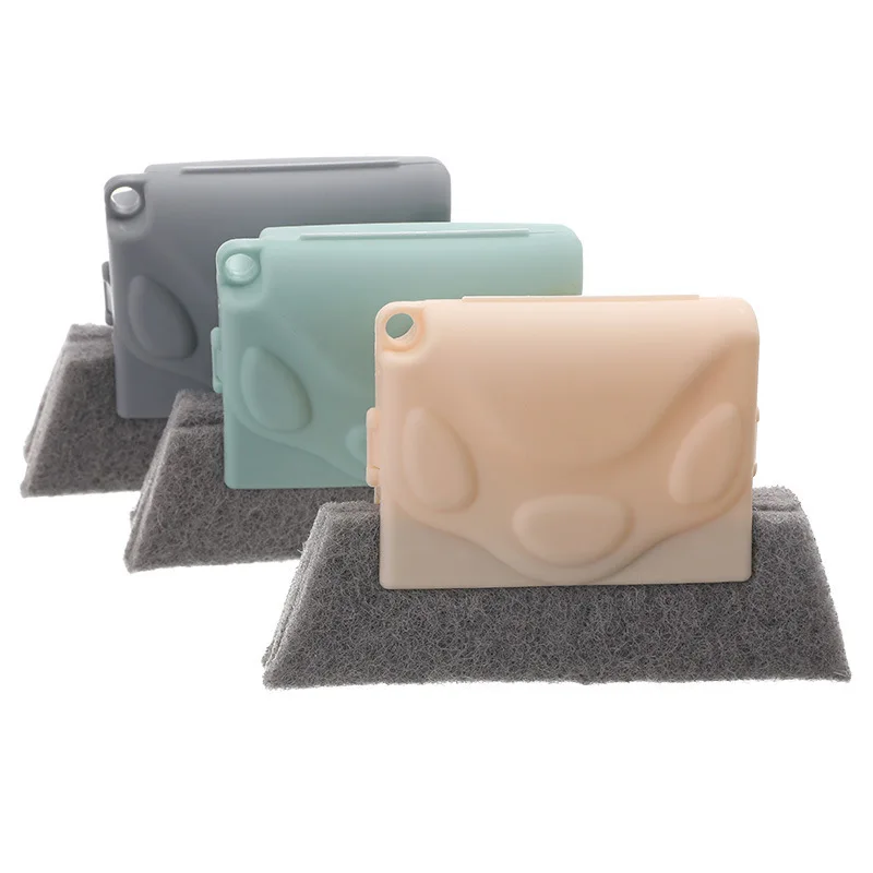 

Detachable scouring pad Handheld Household appliances 1pcs Hot sale window cleaning brush Corners groove dust cleaner tool