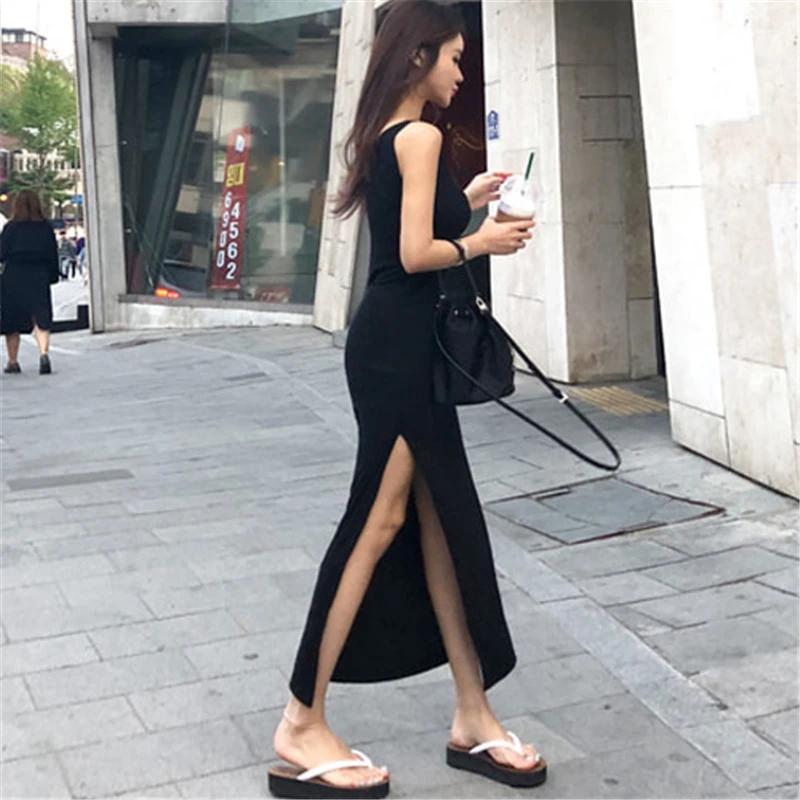 Летнее платье для девочек женское эластичное винтажное в стиле бохо вечерние