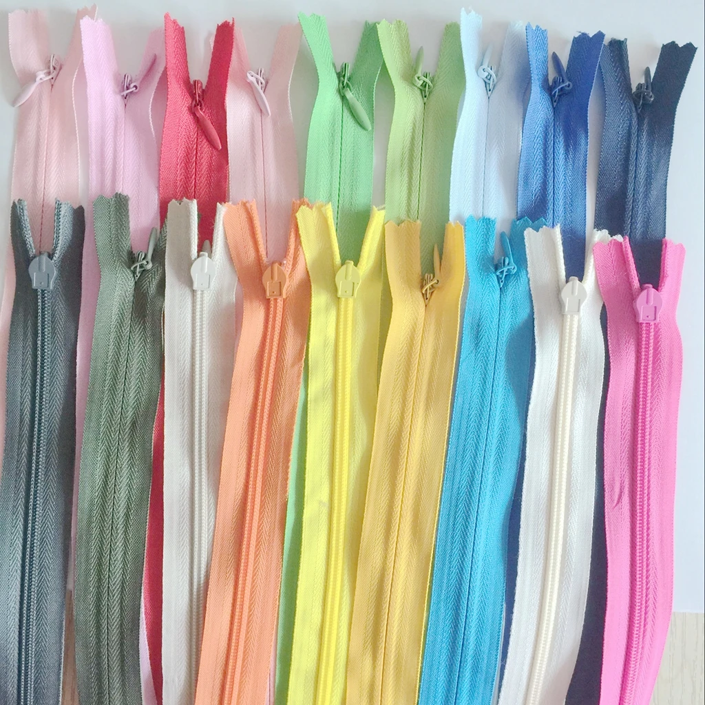 

18x 40cm Zippers Coat Dress Jacket Pillow DIY Craft Garment Accessories
