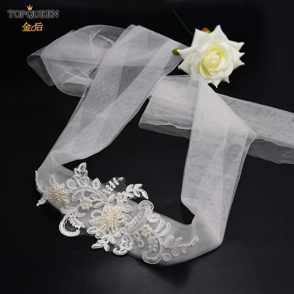 

TOPQUEEN WS L03 Bridal Hair Accessories Wedding Lace Embroidery Daily Sweet Hair Accessories Bridal Headband For Weddings Bridal