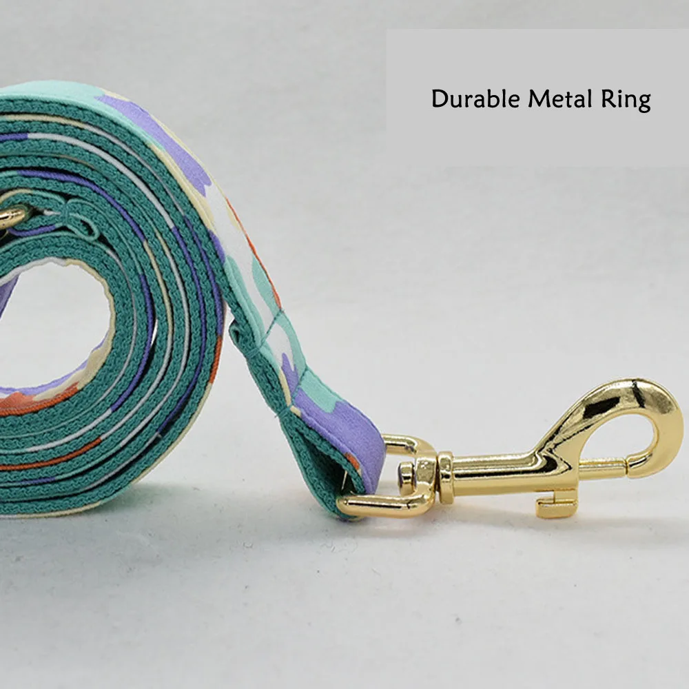 

Cotton Webbing Dog Collar with Bow Tie Removable Dog Collar Leash Set for Small Medium Large Dogs Pet Products Dog Accessories