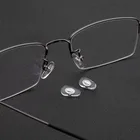 Клейкие силиконовые носоупоры для очков, 5 пар, Нескользящие белые тонкие носоупоры для очков, солнцезащитных очков