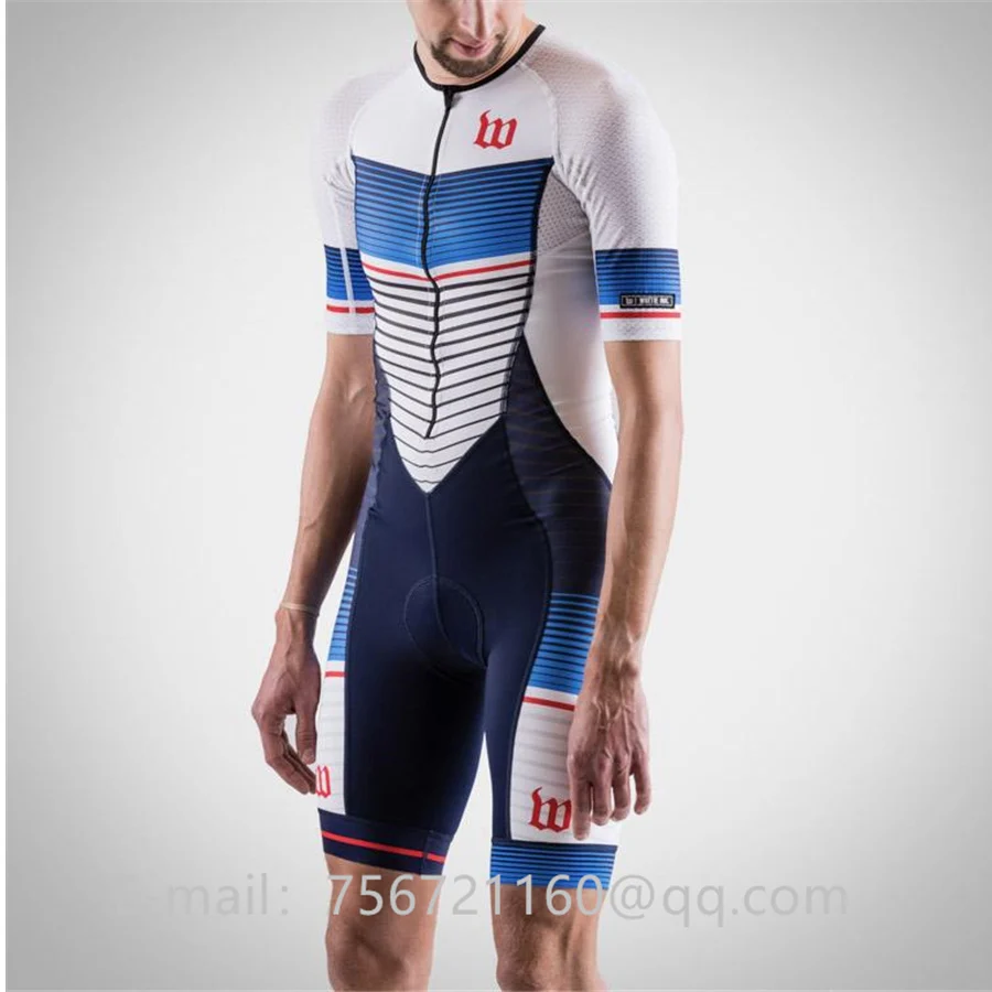 Черный Wattieink открытый Трикотажный костюм для триатлона skinsuit Велоспорт мужской Велосипедный Спорт ciclismo Боди Набор всплеск Одежда MTB кожи костюм - Цвет: Черный