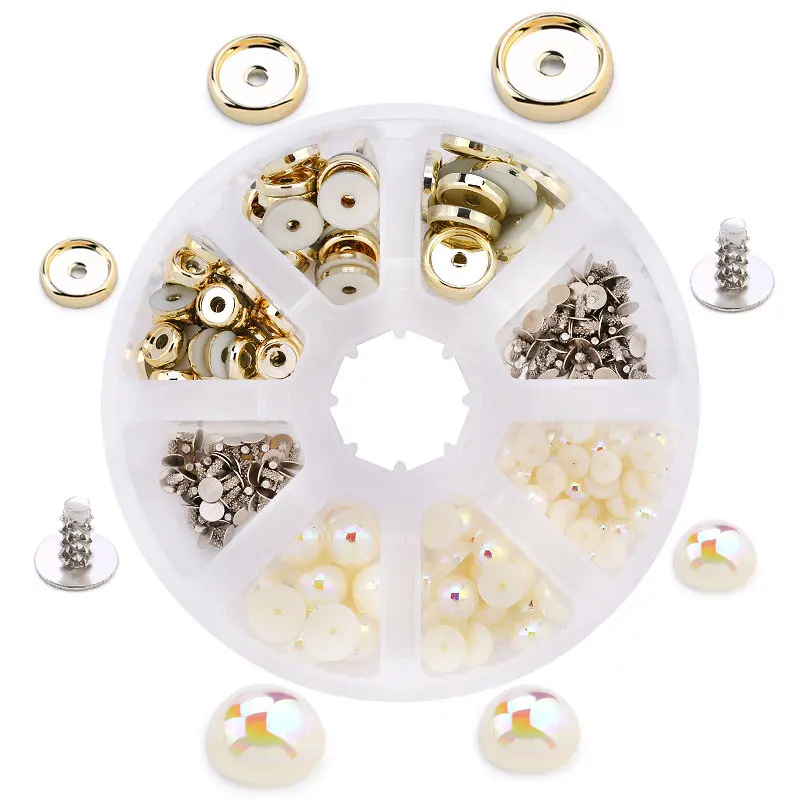 Кнопки QIAO из смолы и жемчуга высококачественные пластиковые кнопки аксессуары