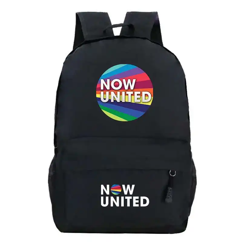 

Now United Backpacks for School Teenagers Girls Funny Casual Mochila De Escola Do Now United Bookbag UN Team Back Pack Fashion