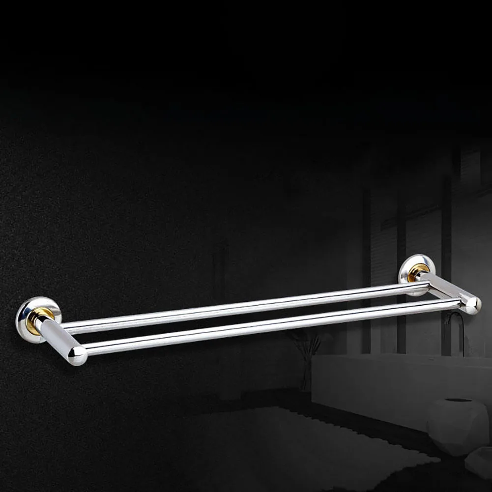 

Hanging Multifunction Wall Mounted Stainless Steel Thickened Easy Clean Solid Accessories Durable Towel Rack Bathroom Modern