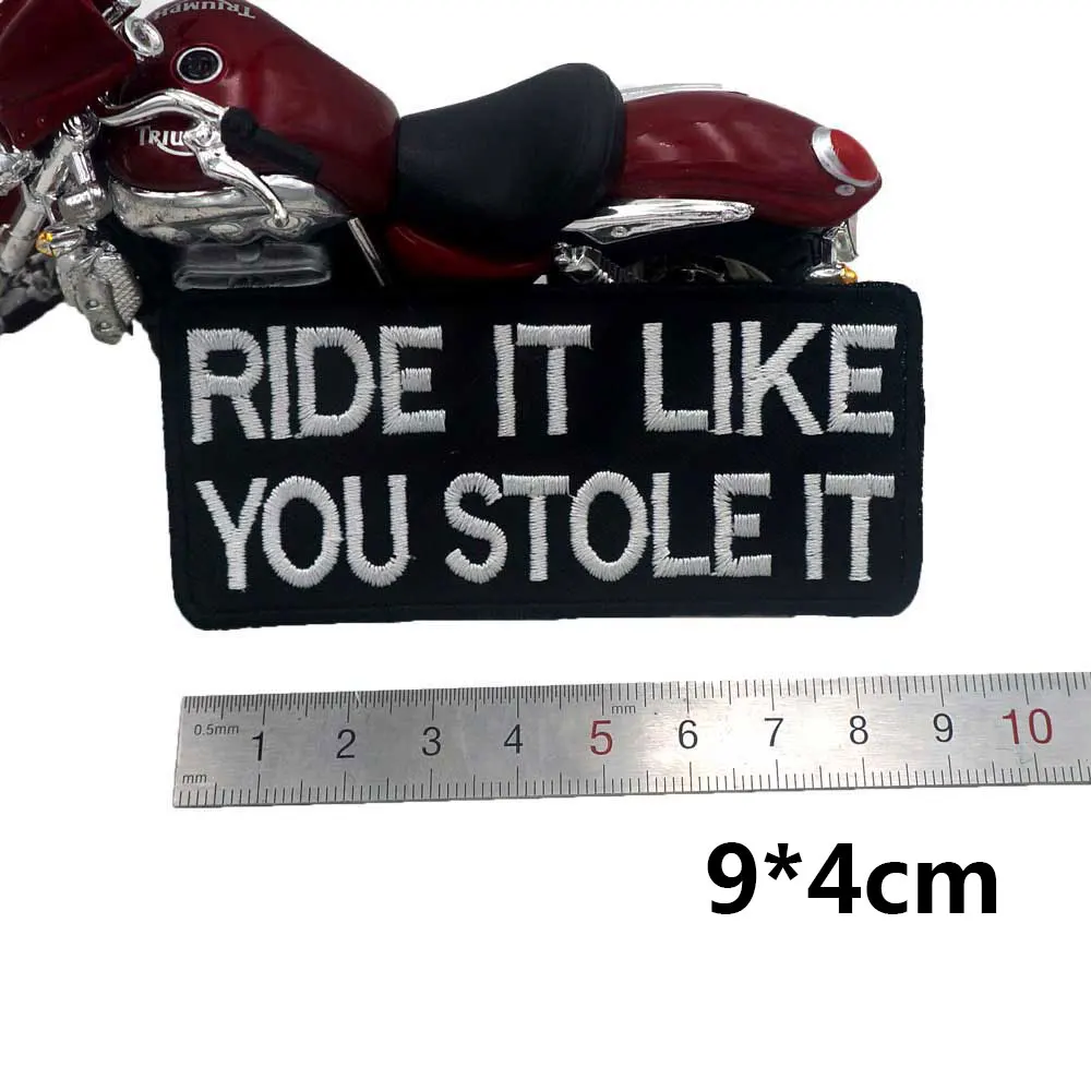 Нашивки для байкеров и мотоциклов с вышивкой креплением на крючок | Дом сад