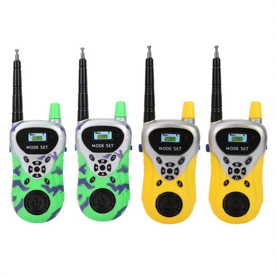 Детская мини рация 2 шт./лот электронное радио переговорное устройство уличная