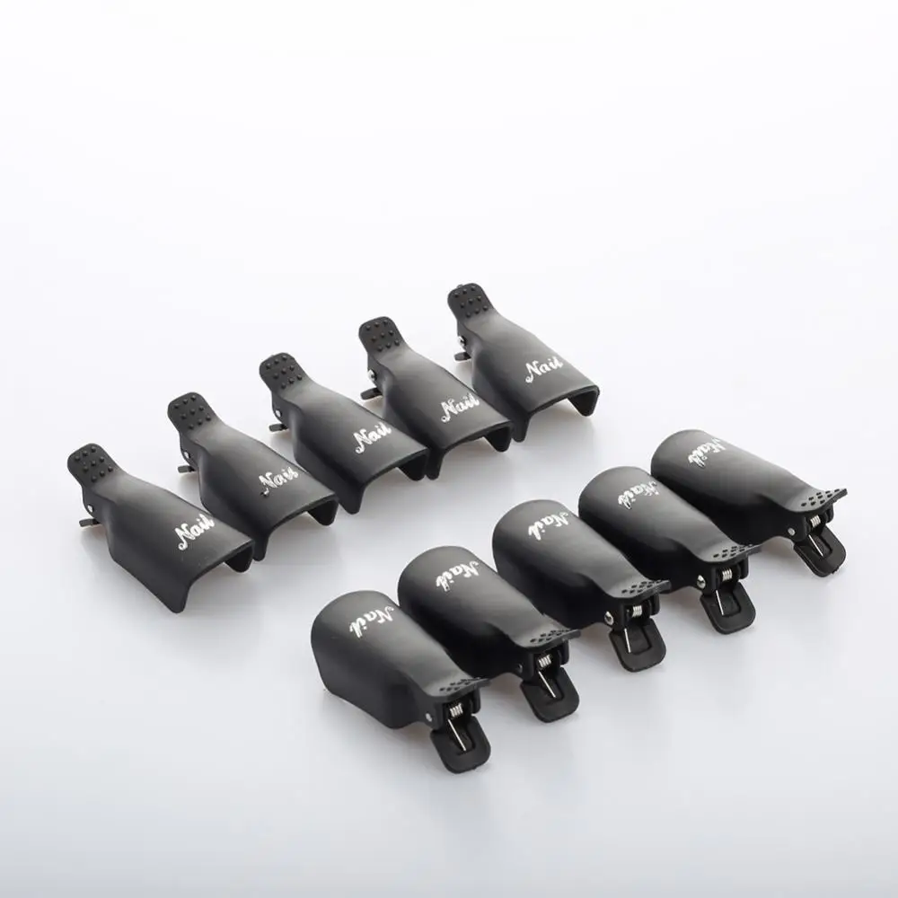 10 шт. пластиковые Акриловые зажимы для ногтей | Красота и здоровье