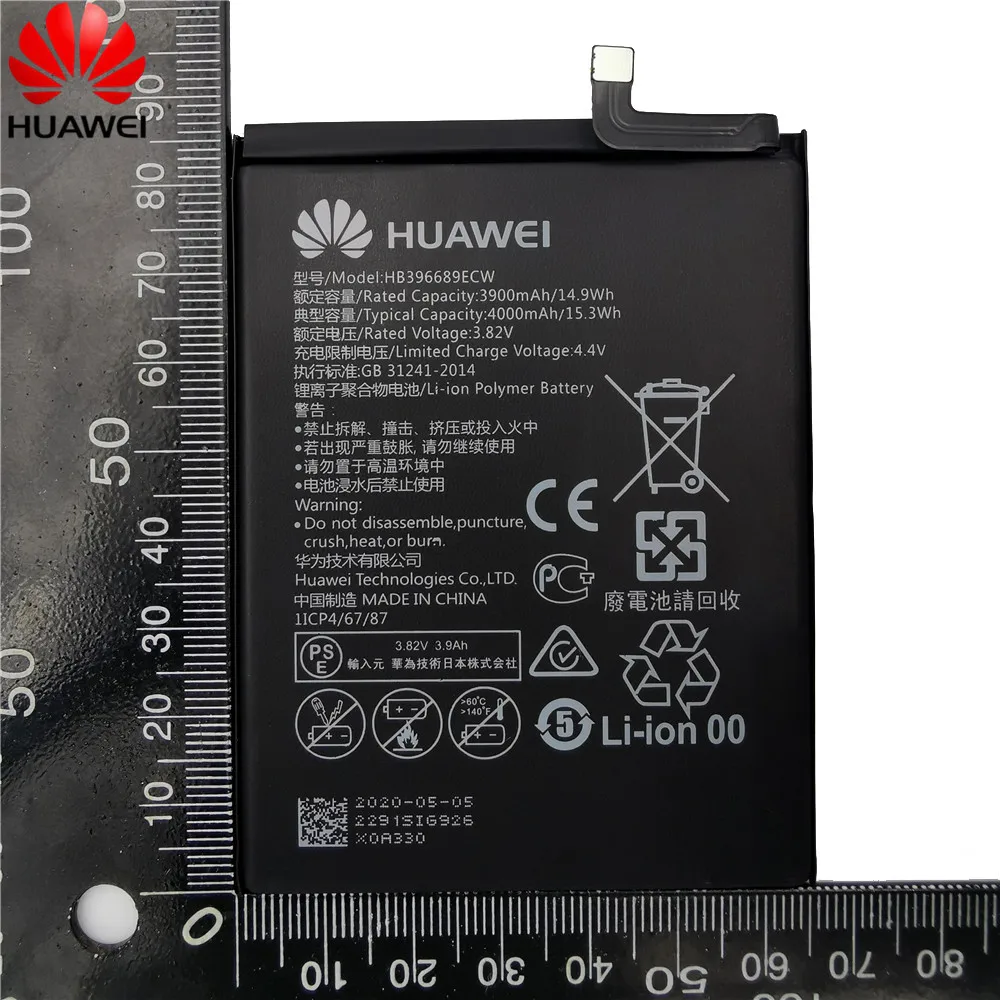 Новая Оригинальная Аккумуляторная литий ионная батарея HB406689ECW 4000 мАч для