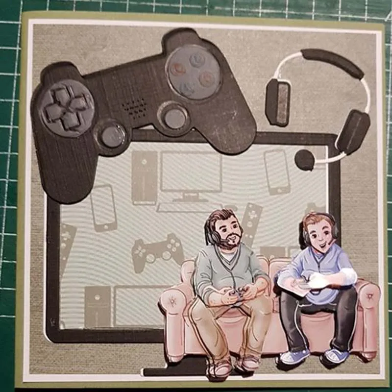 

2020 Metal Cutting dies Game console cut Scrapbooking Paper Craft Handmade Card Punch Art Cutter Decorative